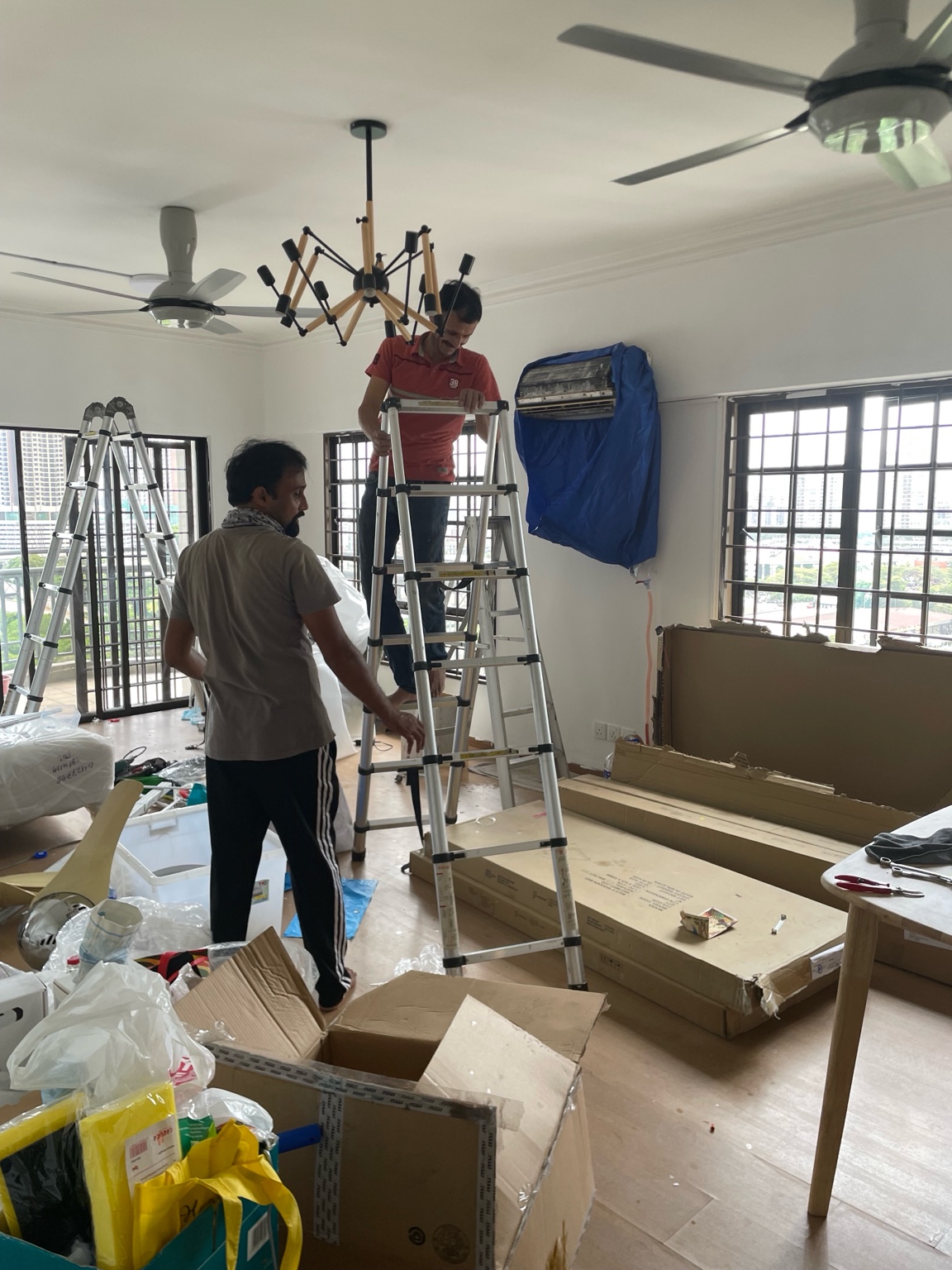 Lighting and fan upgrade