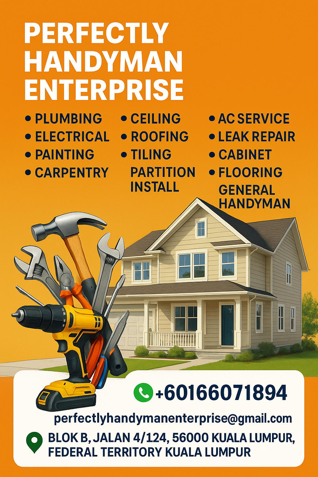 Perfectly Handyman Enterprise Logo